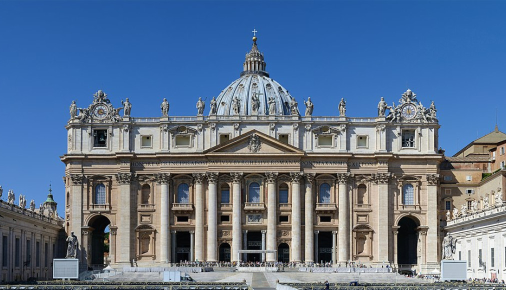 La basilique Saint-Pierre à Rome / ©Alvesgaspar, CC BY-SA 4.0 Wikimedia Commons