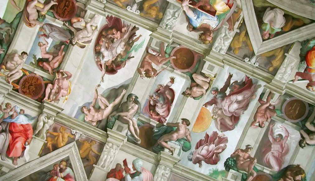 Plafond de la Chapelle Sixtine peint par Michelange Plafond de la Chapelle Sixtine peint par Michelange / ©Wikimedia Commons/Domaine public
