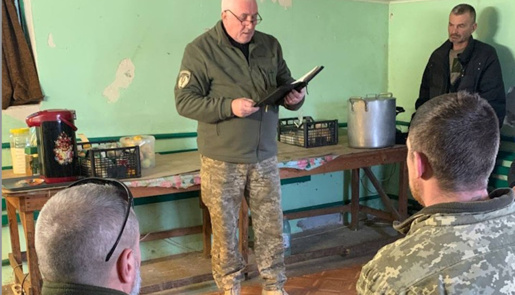 Léonid Bolgarov, aumônier ukrainien basé à Odessa, témoigne de son engagement dans l’armée et de son expérience de la captivité, aux mains des Russes. Léonid Bolgarov, aumônier ukrainien basé à Odessa, témoigne de son engagement dans l’armée et de son expérience de la captivité, aux mains des Russes. / David Métreau