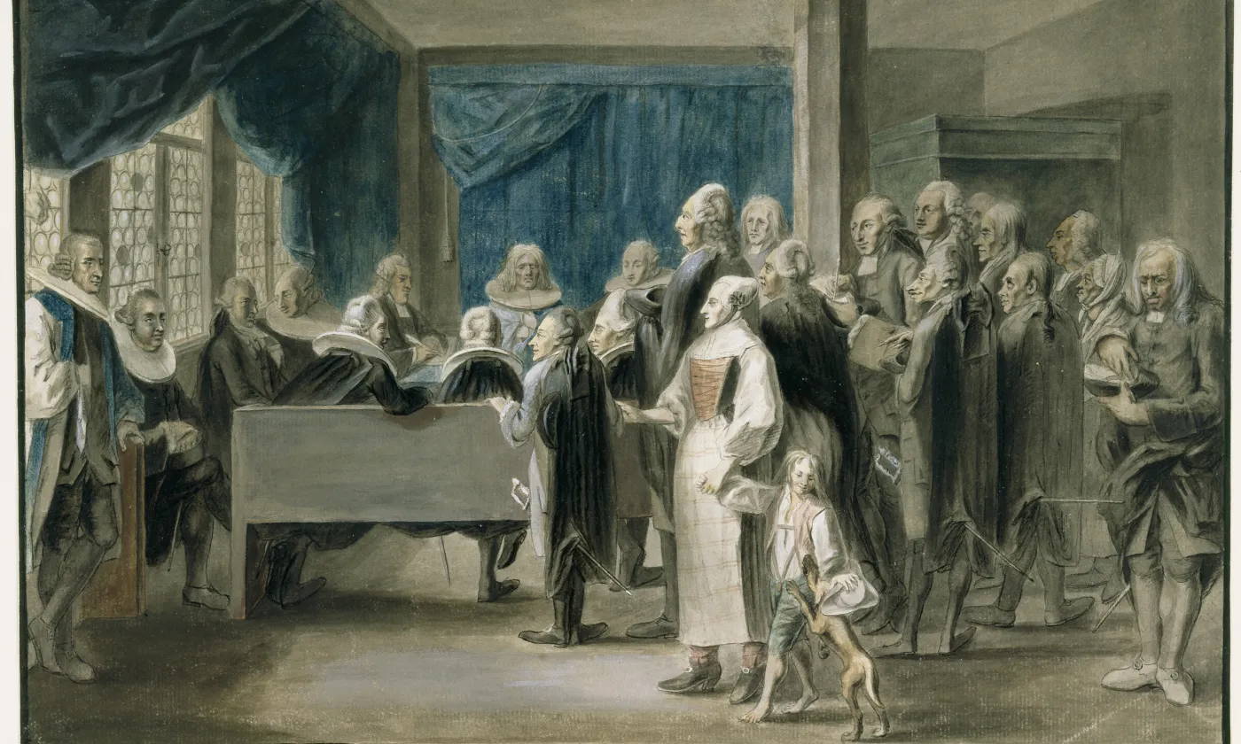 Heinrich Freudweiler, séance du tribunal matrimonial de Zurich, non daté. © Kunsthaus Zürich