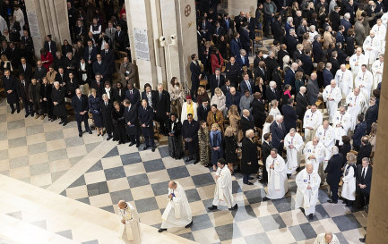 Le pape était absent de la cérémonie d&#039;ouverture de Notre-Dame de Paris. / © Quirinale.it, Wikimedia Commons