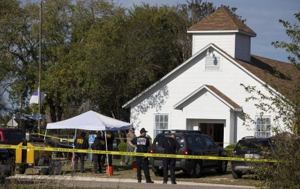 Enquête du FBI suite à la fusillade survenue à la First Baptist Church (Sutherland Springs, Texas) © keystone / AP / Nick Wagner