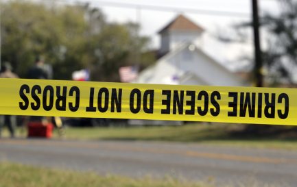 scène de crime à la First Baptist Church of Sutherland Springs © Keystone / AP / Eric Gay