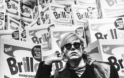 Andy Warhol au Musée d&#039;art moderne de Stockholm en 1968. / LDD Lasse Olsson/Pressens bild